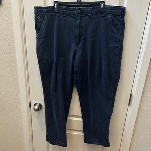 Duluth Trading Co Navy Blue Men's Chinos 42x30?